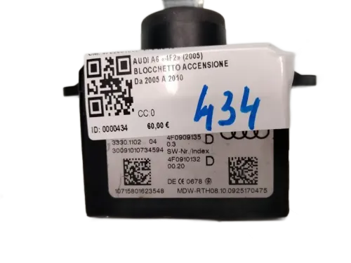 Blocchetto Accensione AUDI A6 Avant Serie C6 (4F5) (04>12)