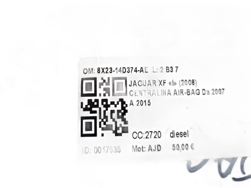 Centralina Airbag JAGUAR XF Serie (08>11)