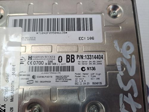 Centralina bluetooth telefono OPEL Insignia Berlina