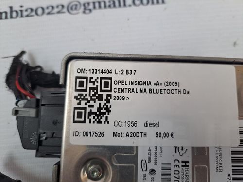 Centralina bluetooth telefono OPEL Insignia Berlina