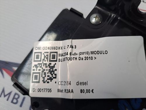 Centralina bluetooth telefono MAZDA 6 Berlina 2° Serie