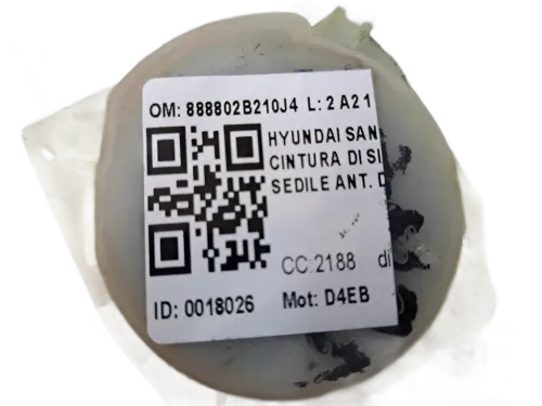 Cintura di sicurezza anteriore destra HYUNDAI Santa Fe 2° Serie