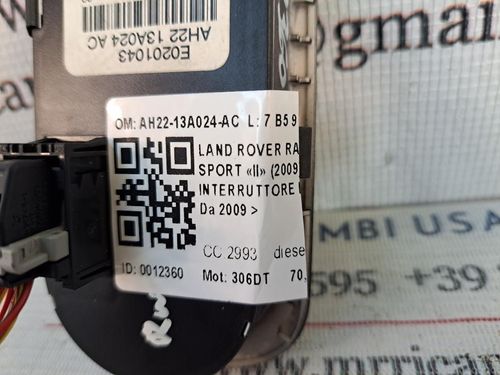 Interruttore comando luci LAND ROVER Range Rover SPORT (05>13)