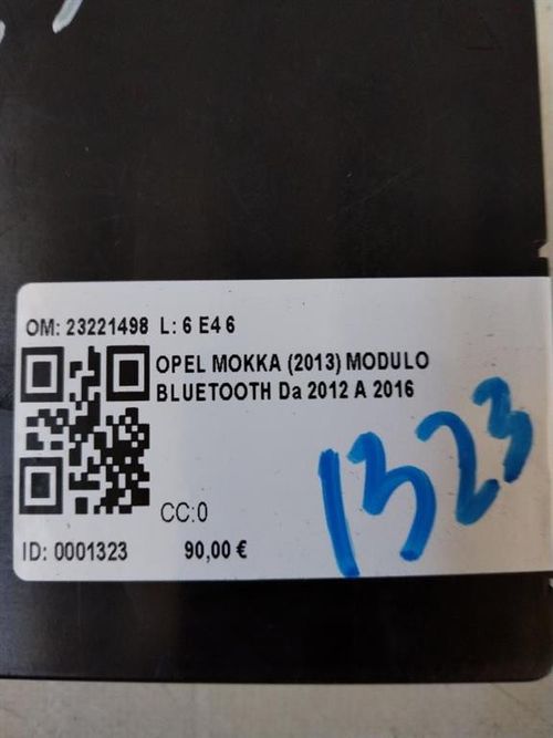 Centralina bluetooth telefono OPEL Mokka 1° Serie