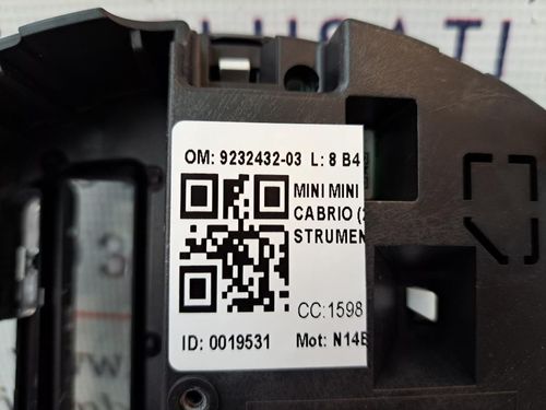 Quadro tachigrafo MINI Cooper 2° Serie