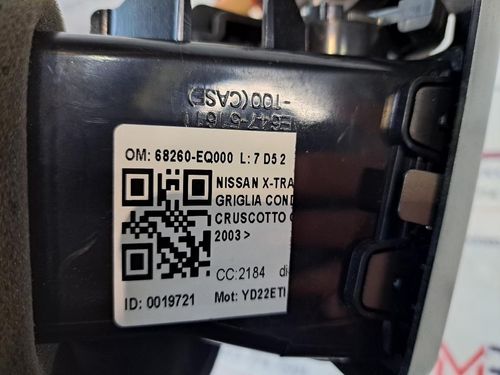 Bocchette Aria Cruscotto NISSAN X-Trail 1° Serie