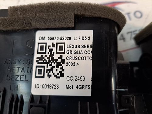 Bocchette Aria Cruscotto LEXUS IS Serie (350) (05>13)