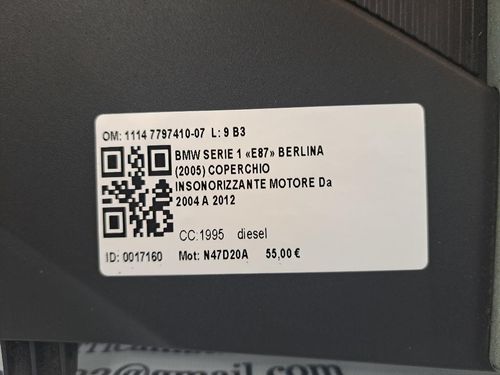 Coprimotore BMW Serie 1 Serie (E87) (07>)