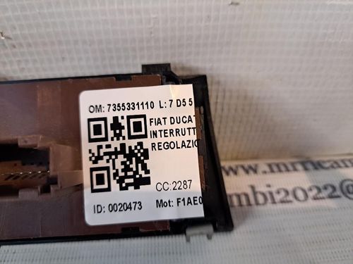 Interruttore comando luci FIAT Ducato 5° Serie