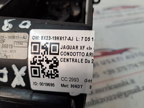 Bocchette Aria Cruscotto JAGUAR XF Serie (08>11)