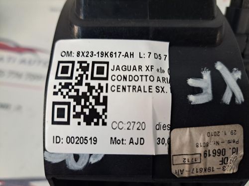 Bocchette Aria Cruscotto JAGUAR XF Serie (08>11)