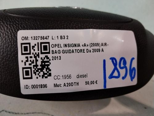 Airbag Volante OPEL Insignia Berlina