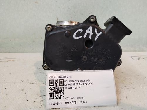 Corpo Farfallato VOLKSWAGEN Golf 6 Berlina (08>12)