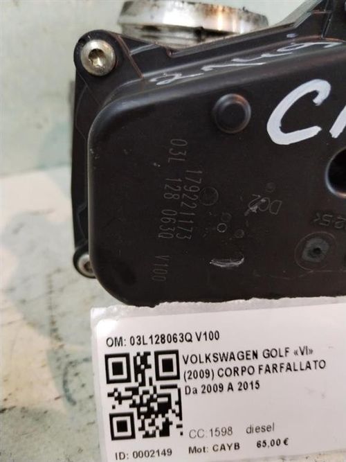Corpo Farfallato VOLKSWAGEN Golf 6 Berlina (08>12)