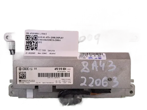 Display multifunzione computer di bordo AUDI A5 Coupé (8T) (07>11)