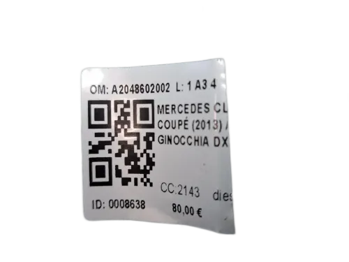 Airbag Ginocchia MERCEDES Classe E Coupe (C207) (09>)