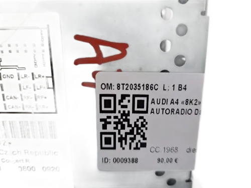 Autoradio AUDI A4 Berlina (07>10)