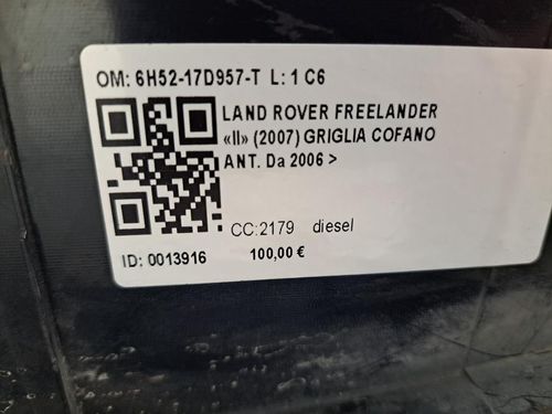 Griglia Anteriore LAND ROVER Freelander 3° Serie
