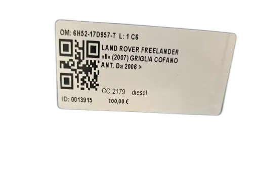 Griglia Anteriore LAND ROVER Freelander 3° Serie