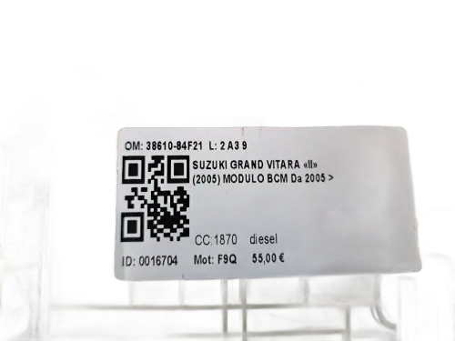 Centralina BCM SUZUKI Grand Vitara JB