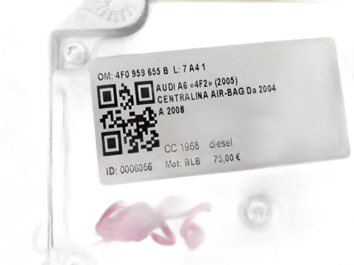 Centralina Airbag AUDI A6 Avant Serie C6 (4F5) (04>12)