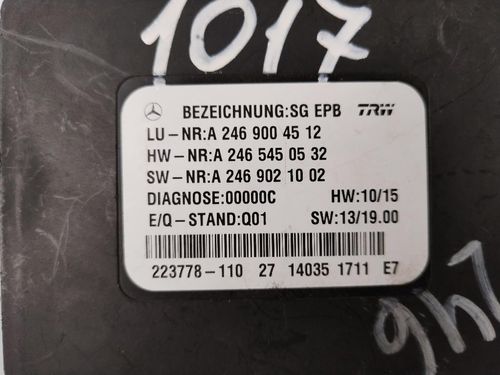 Centralina freno stazionamento MERCEDES Classe B W246 2° Serie