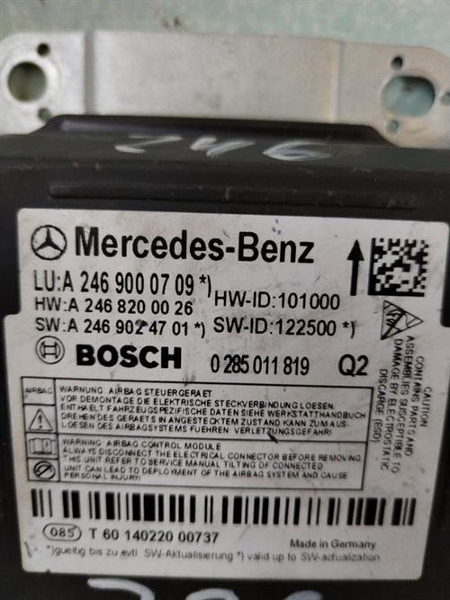 Centralina Airbag MERCEDES Classe B W246 2° Serie