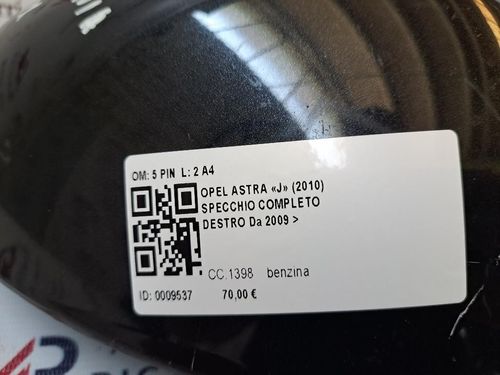 Specchietto Retrovisore Destro OPEL Insignia Berlina
