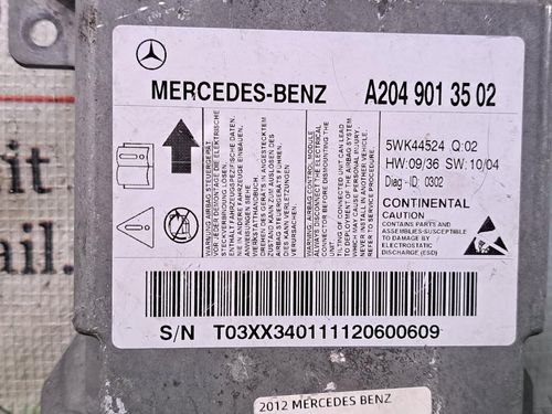 Centralina Airbag MERCEDES Classe C Berlina W204