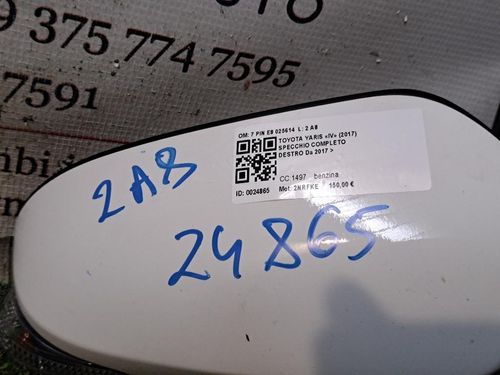 Specchietto Retrovisore Destro TOYOTA Yaris Serie (17>)