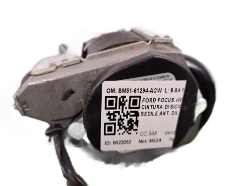 Cintura di sicurezza anteriore destra FORD Focus Berlina 5° Serie