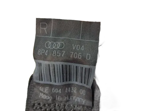 Cintura di sicurezza anteriore destra AUDI A3 Serie (8P1) (05>08)