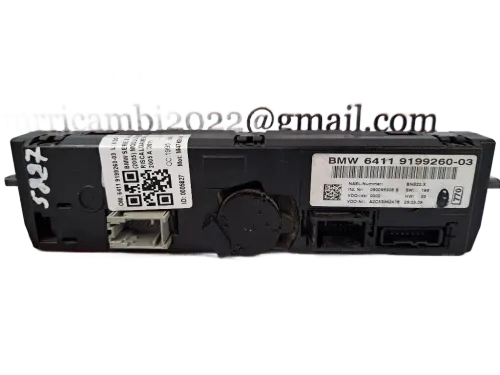 Comandi Clima BMW Serie 3 E90 Berlina 2° Serie