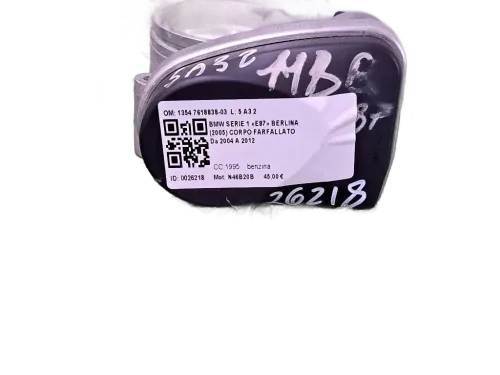 Corpo Farfallato BMW Serie 1 Serie (E87) (07>)