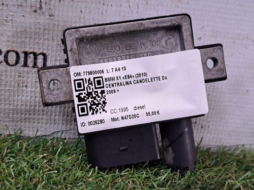 Centralina candelette BMW X1 Serie (E84) (09>15)