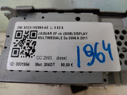 Display multifunzione computer di bordo JAGUAR XF Serie (08>11)