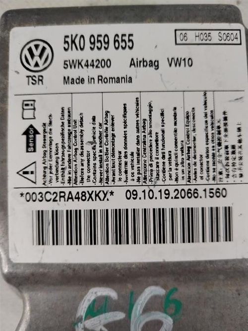 Centralina Airbag VOLKSWAGEN Golf 6 Berlina (08>12)
