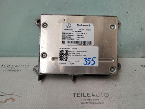 Centralina bluetooth telefono MERCEDES Classe E Berlina W211 2° Serie