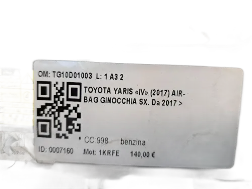 Airbag Ginocchia TOYOTA Yaris Serie (17>)