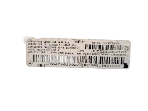 Airbag Ginocchia MERCEDES Classe E Coupe (C207) (09>)