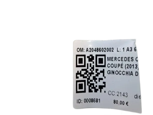 Airbag Ginocchia MERCEDES Classe E Coupe (C207) (09>)