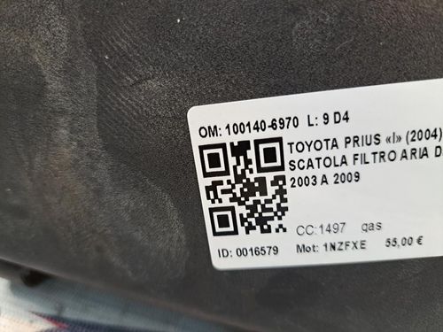 Box scatola filtro aria TOYOTA Prius 2° Serie
