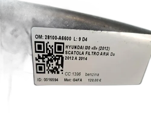 Scatola filtro esterno Cabina HYUNDAI i30 Serie (12>18)