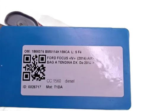 Airbag a tendina laterale passeggero FORD Focus Berlina 5° Serie