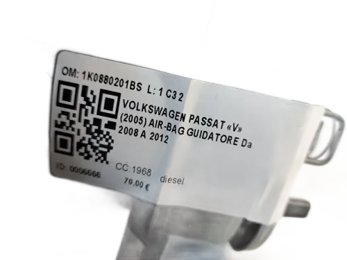 Airbag Volante VOLKSWAGEN Passat Berlina 4° Serie