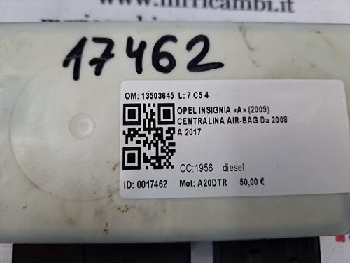 Centralina Airbag OPEL Insignia Berlina
