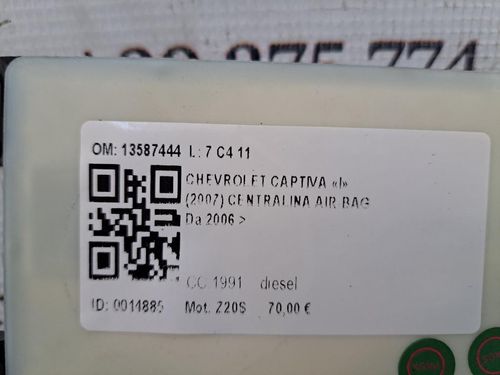 Centralina Airbag CHEVROLET Captiva 1° Serie
