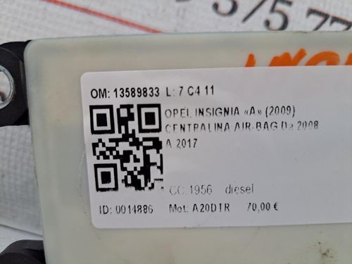 Centralina Airbag OPEL Insignia Berlina