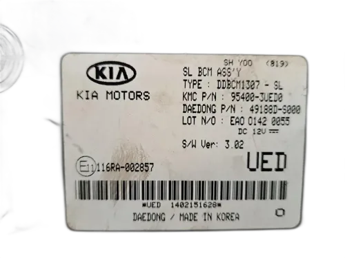 Centralina BCM KIA Sportage Serie (10>16)