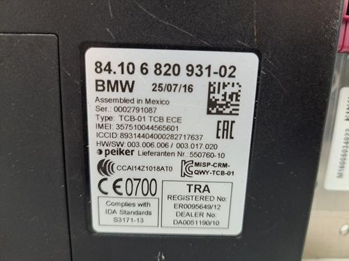Centralina bluetooth telefono BMW Serie 1 F20 (11>19)